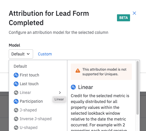 Attribution-Uniques