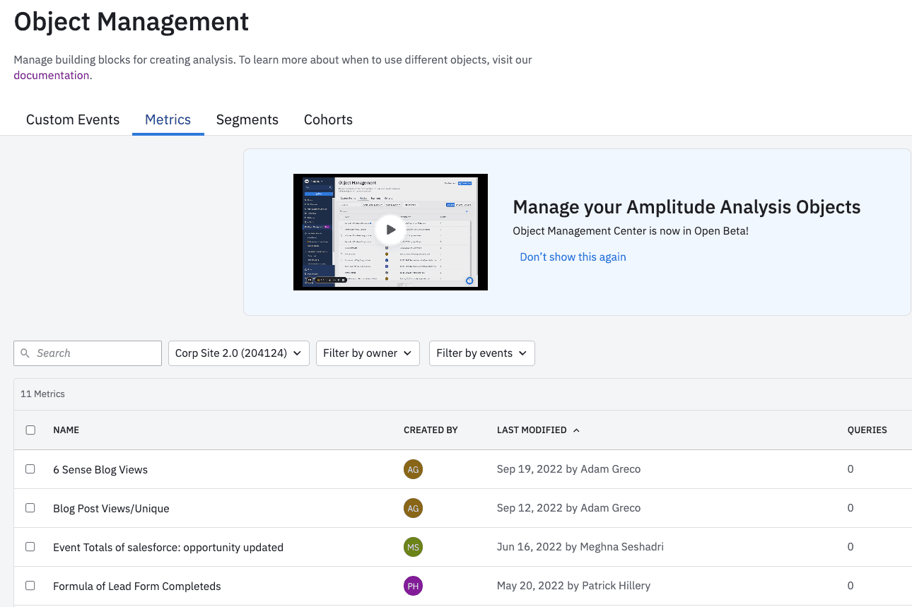 Object Management Center-1