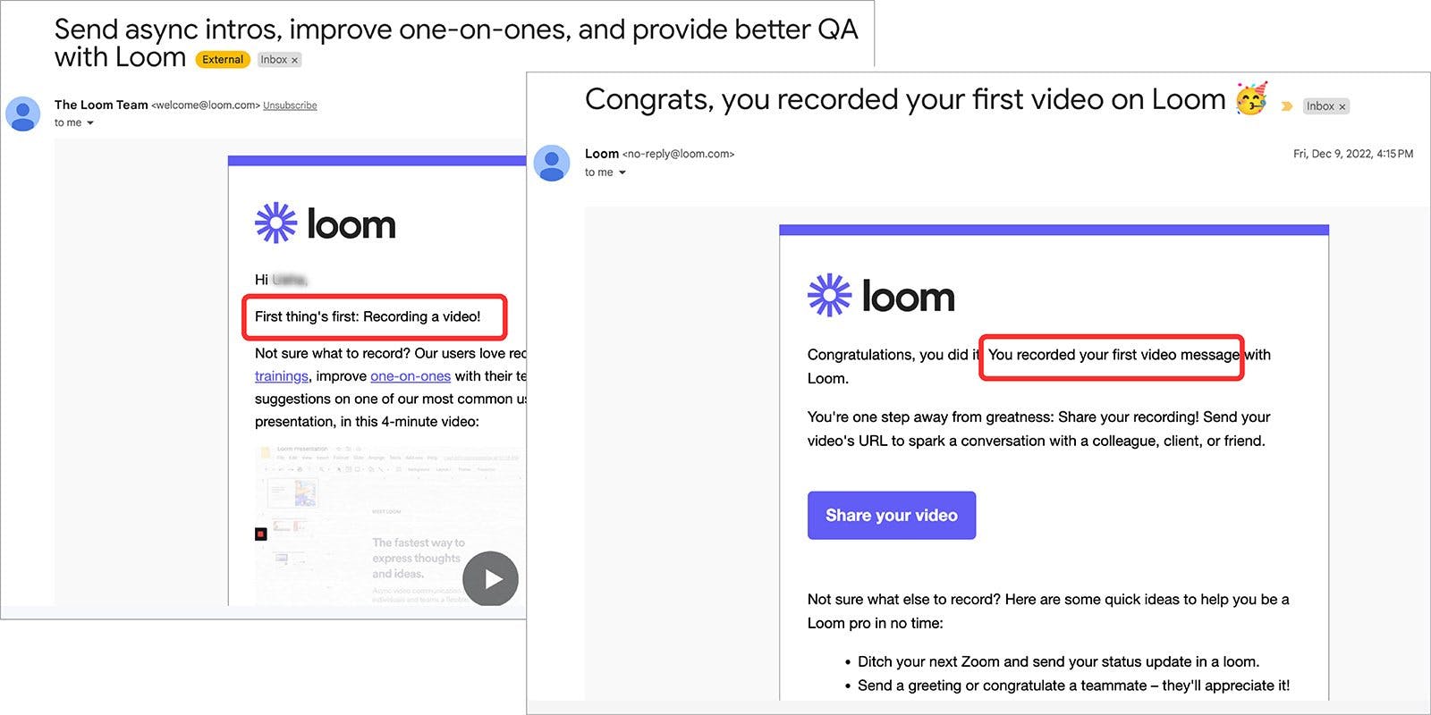 Onboarding Loom Example